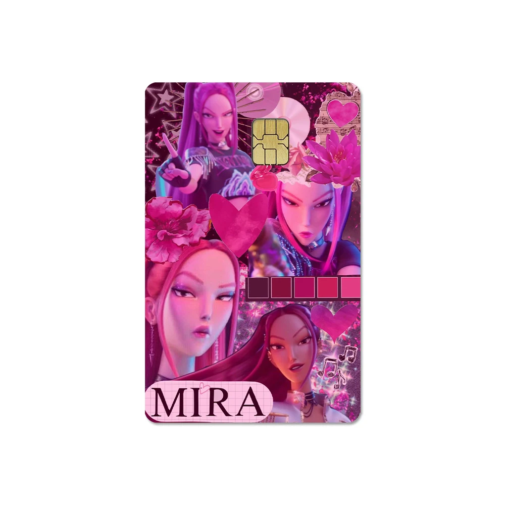 KPop Demon Hunters Credit Card Sticker Saja Boys HD Matte PVC Sticker Film Tape Skin for Card Debit Card Waterproof Sticker Gift