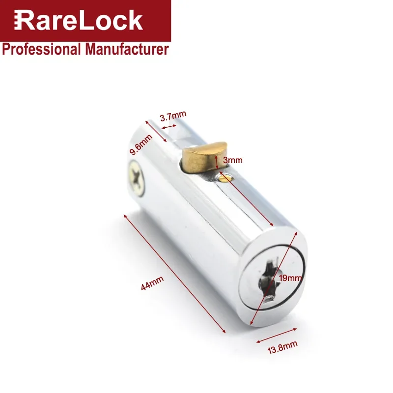 Push Sliding Cabinet Lock Cylinder for Tool Box File Cabinet Office Drawer Air Storage-Box Rarelock JA41 G