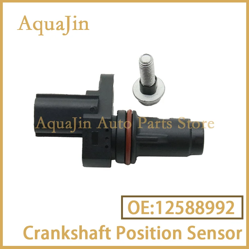 Sensor de posición de cigüeñal 12588992 para Buick Sail Regal Verano Chevrolet Equinox HHR GMC Pontiac Terrain SAAB Saturn vehículo OE