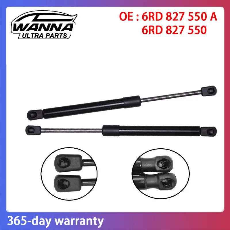 

6RD827550A 6RD827550 Rear Tailgate Boot Gas Struts Liftgate With Power Gate Gas Springs for For VW POLO MK5 6R/6C/61 2011- 2018