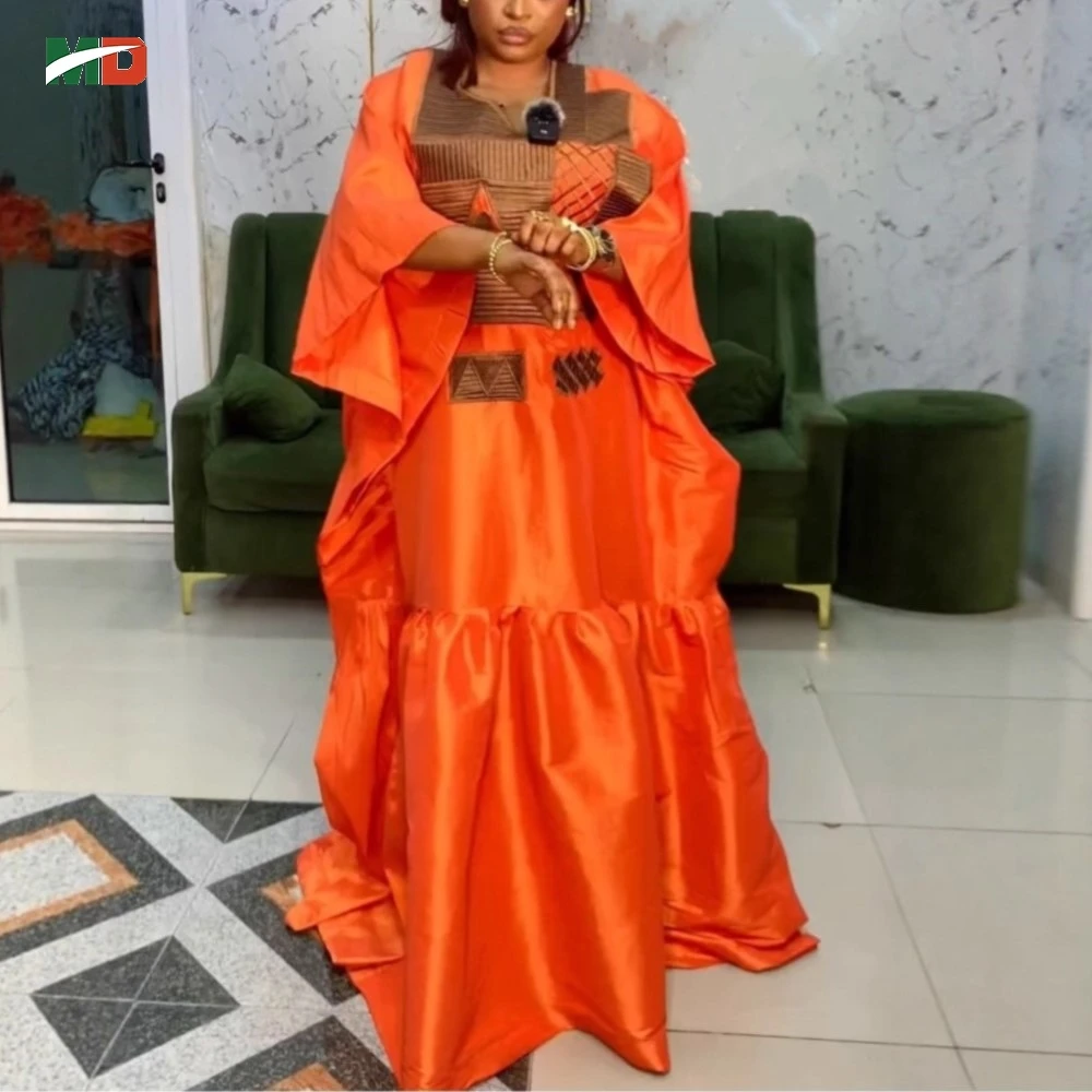 

MD Африканские платья для женщин Турция Платье Мусульманское платье Плюс Размер Свадебное платье Кафтан Бубу Халат Рождественская африканская одежда