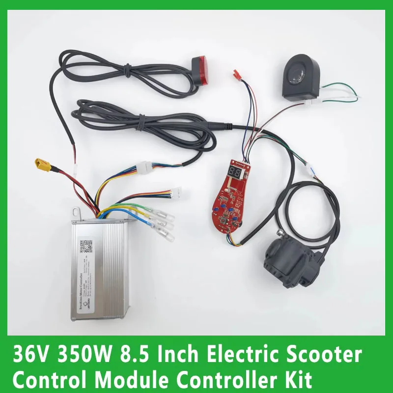 

36V 350W Electric Scooter Control Module Controller Kit with Bullet Port Motor Suitable for 8.5 Inch Scooters