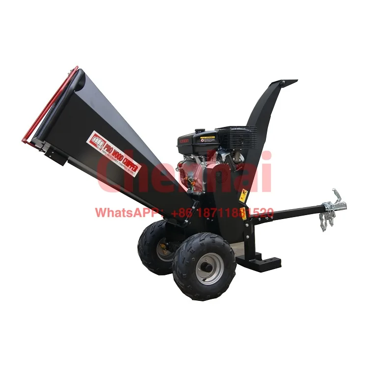 GS-15h four strokes 15hp petrol wood chipper/shredder