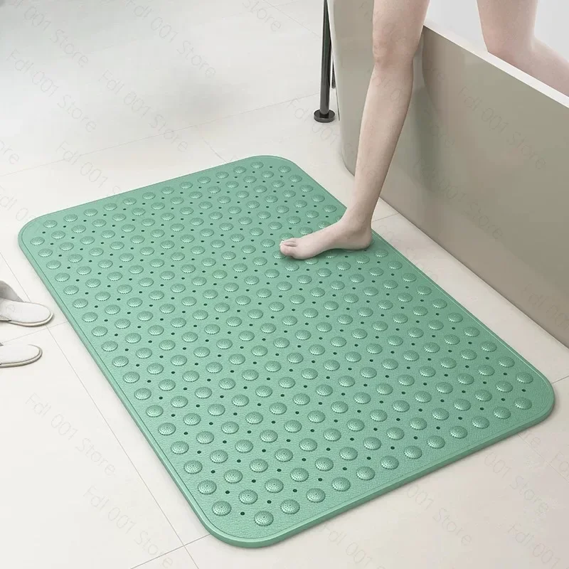 Textured Surface Non Slip Bath Mat Massage Floor Mat for Bathroom Shower Foot Rest Use