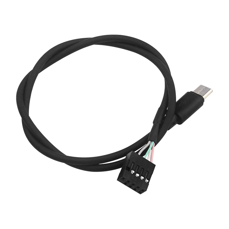 Imagem -04 - Usb tipo c para 5pin Cabo para Computador Mainboard Aplicável a 3.5 e Usb Tipo-c Tela Secundária 50cm