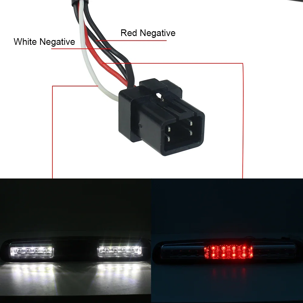 Led 3rd Brake Light Cargo Lights High Mount Stop Lamp for Chevy Silverado GMC Sierra 1999-2006 Additional Brake Light Assembly detail image 7