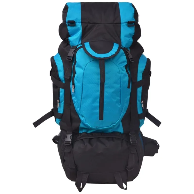 XXL 75 L Trekkingrucksack Schwarz und Blau Outdoor-Rucksäcke eignen sich zum Klettern, Wandern, Reisen und