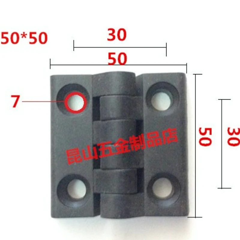 10pcs/lot plastic hinges new ABS  hinge nylon  hinge black plastic hinge 50 * 50mm large spot hot sale Promotions