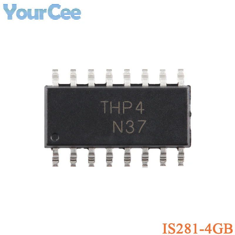 20pcs/5pcs IS281-4GB IS281 THP4 SOIC-16 4-Channel Way Optoisolator Transistor Output Optocoupler IC Chip