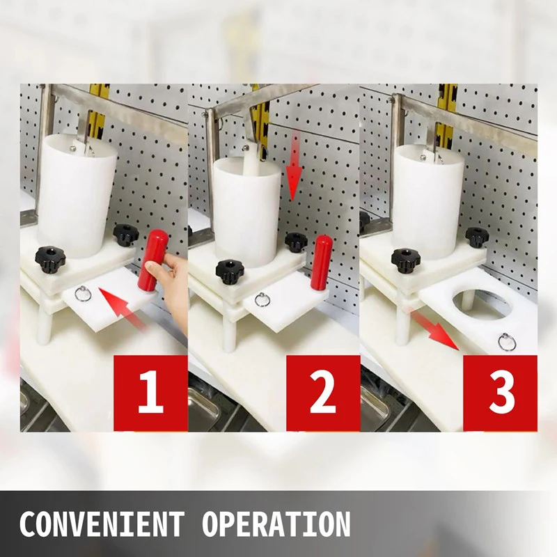 LIJAYO Máquina Manual para hacer tarta de carne, pastel de ternera, hamburguesa, máquina para hacer hamburguesas