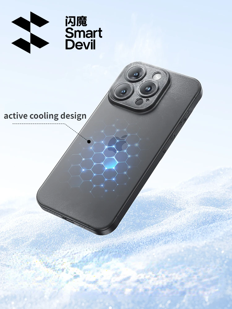 SmartDevil Ultra-thin Matte Phone Case for iPhone 15Pro Max 15 Anti-fall Phone Protect Shell Cover with Tempered Glass