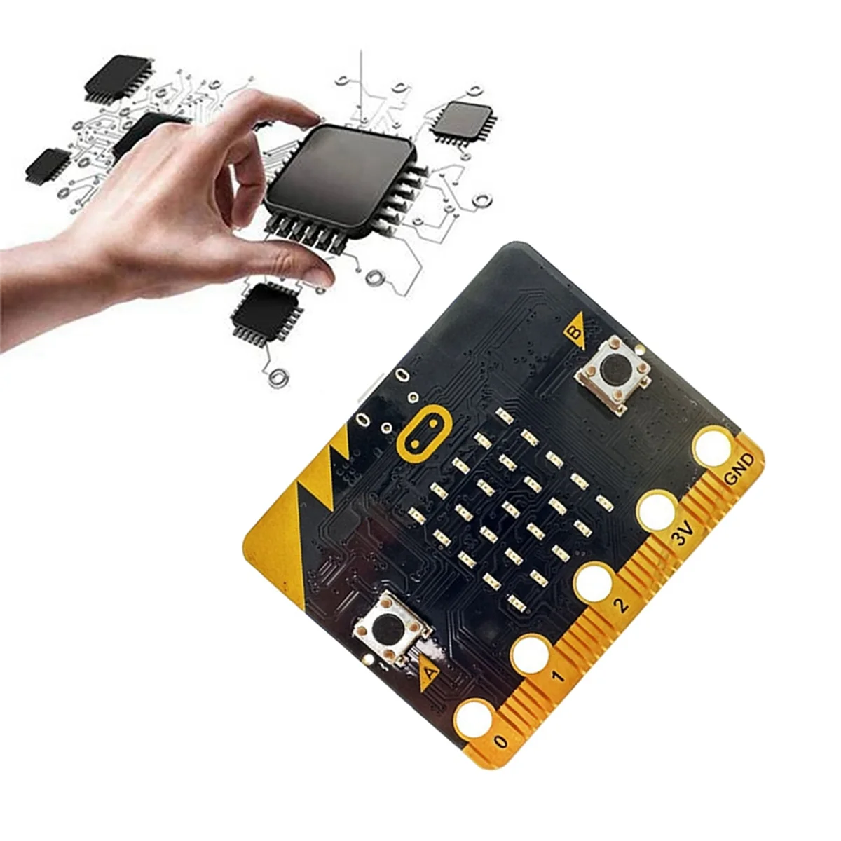 Gran oferta para placa de desarrollo Micro-Bit GO NRF51822 Matrix: placa de expansión Bit GO placa base BIT V1.5 con Cable