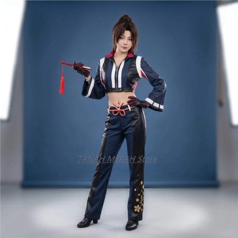 

Street Overlord 6 Cammy White & Shiranui Mai - Sexy Leather Coat, Anime Game Outfit for Women cosplay full costumes and sets