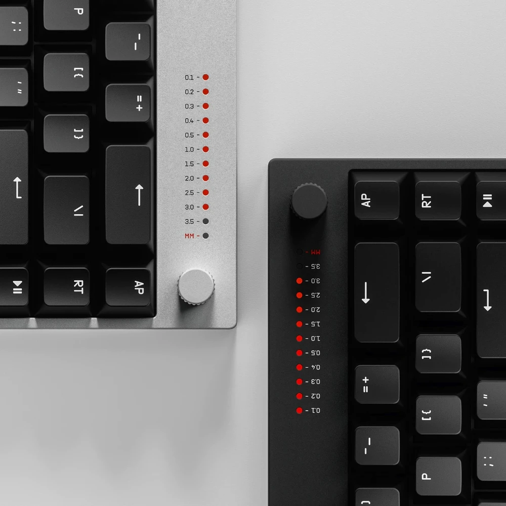 WALLHACK K-001 Hall Effect Magnetic Switch Keyboard Wired Single-mode Custom Luminum Alloy Case 8K Hotswap GATERON Linear Switch