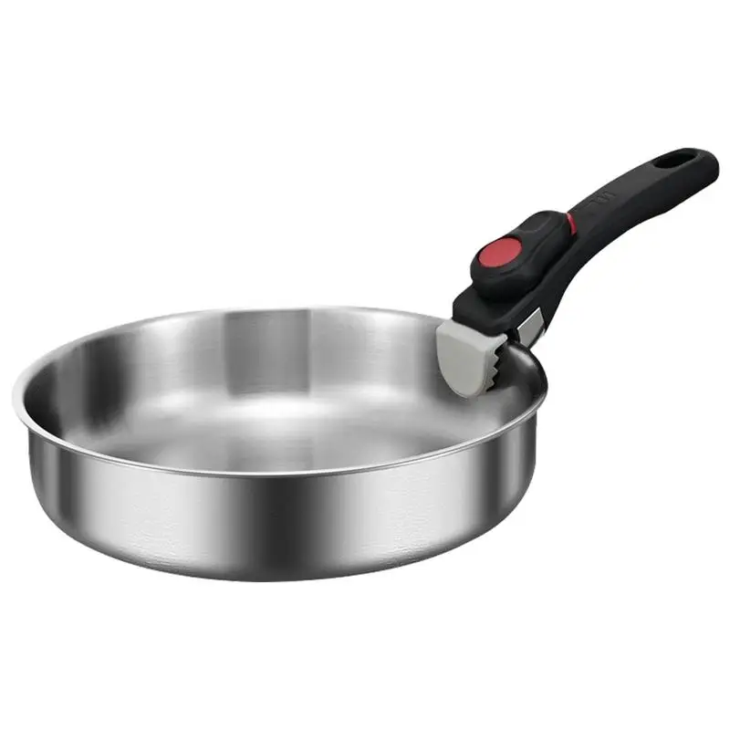 

Nonstick Frying Pans Frying Pans Cooking Pans Stainless Steel Detachable Handle Pots And Pans Non-coating Cookware Skillet