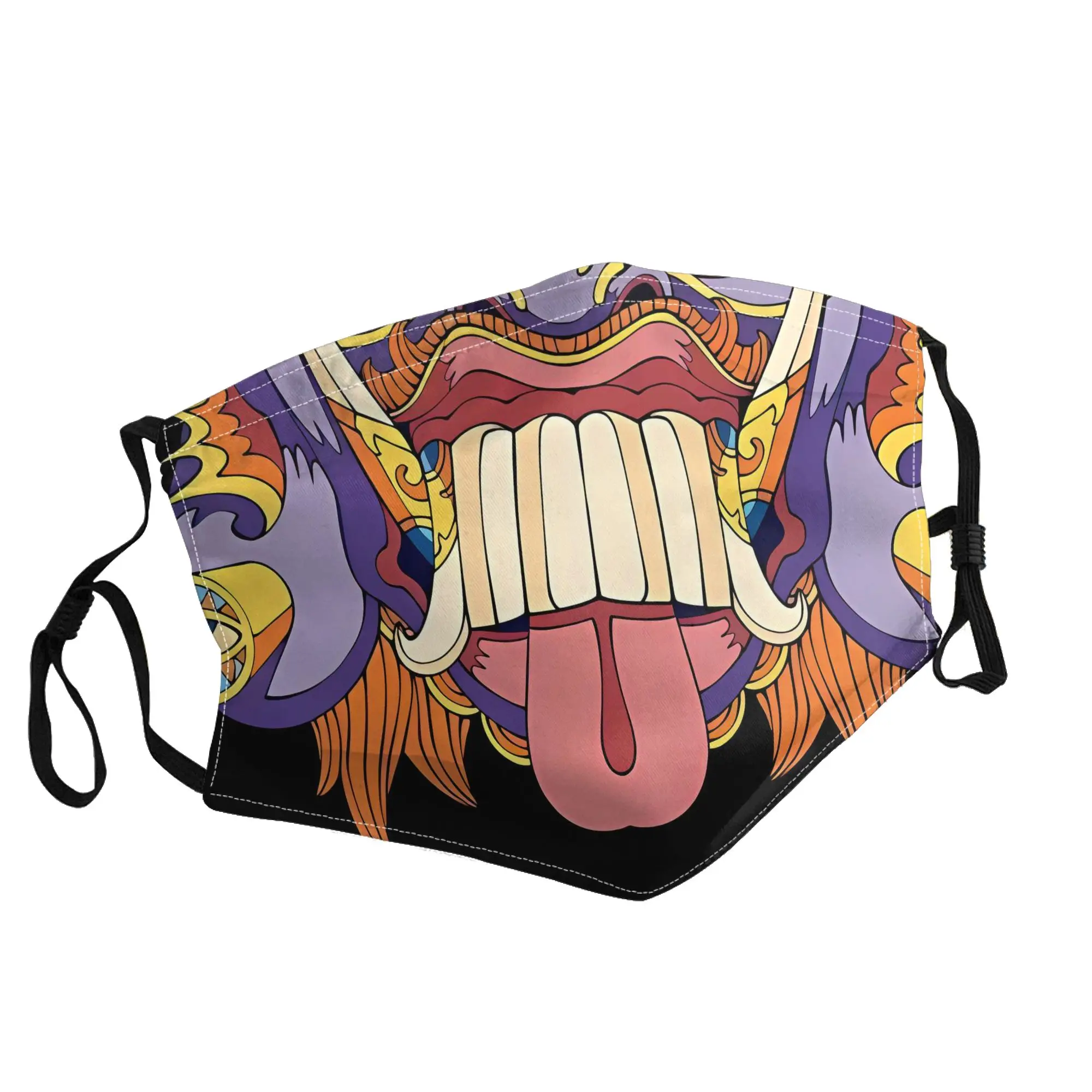 

Балийская маска Баронг, унисекс, для активного отдыха, с модным принтом