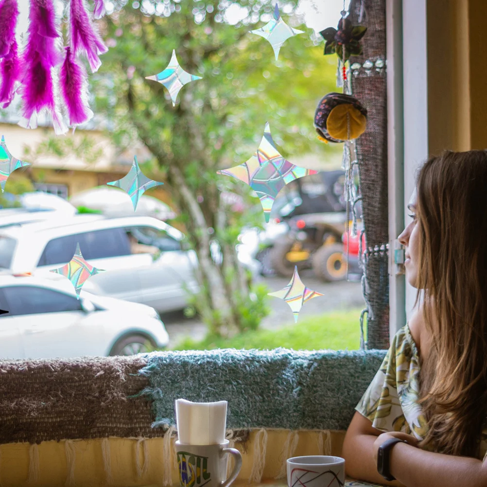 

Anti Bird Strike Glass Stickers Decals Prevent Collision Static Cling Non Adhesive Window Cling Sticker Removable Practical