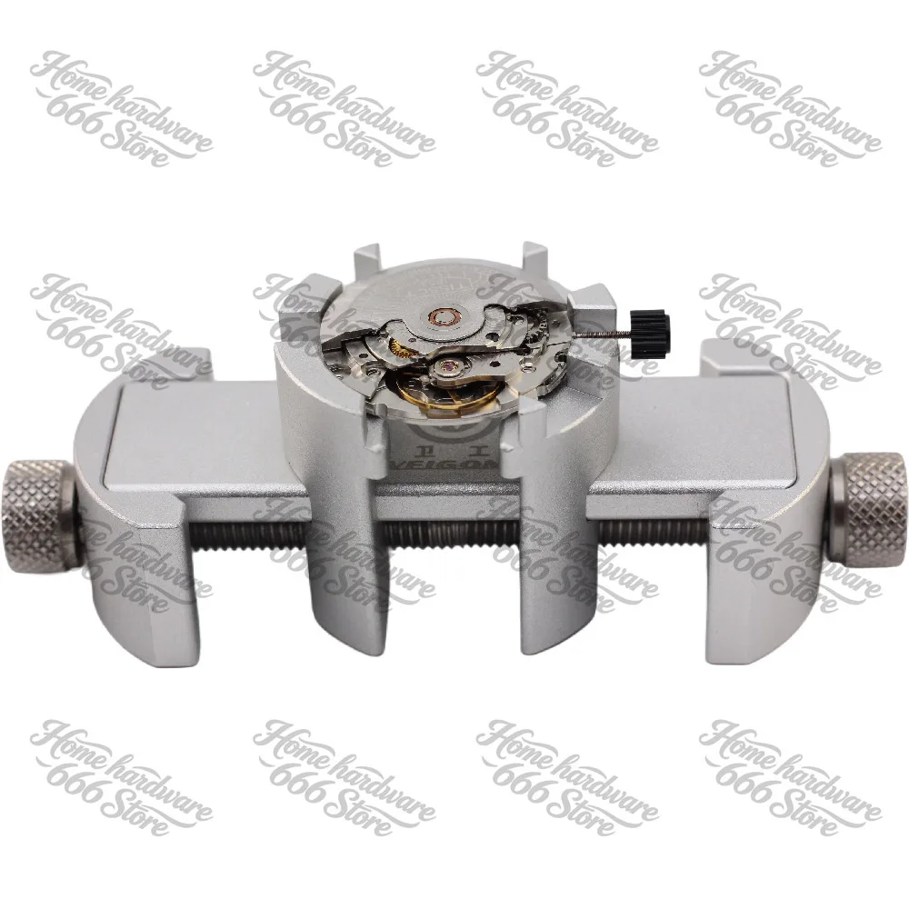 Watch Repair Tools, Watch Sanitary Movement Repair Fixed Seat, Male and Female Double-sided Movement Seat,  Movement Removal
