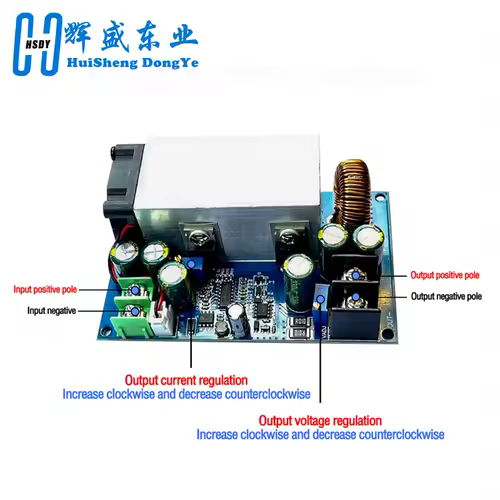 DC12-75V 600W 25A DC-DC Buck Constant Voltage Constant Current Converter Buck Regulator Adjustable Power Module - Image 4