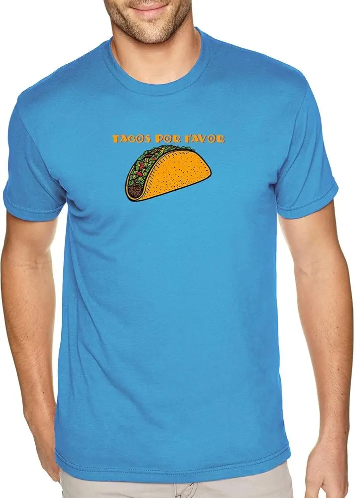 Men's Tacos Por Favor Please Cinco De Mayo Mexican Spring Break Crewneck Short Sleeve T-Shirt tops Unisex Summer Short Sleeve