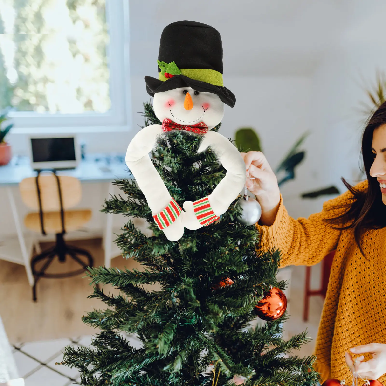 

Christmas Tree Topper Large Cartoon Ornament Lightweight Xmas Treetop Decor Party Supplies Christmas Decoration Xmas Tree Top