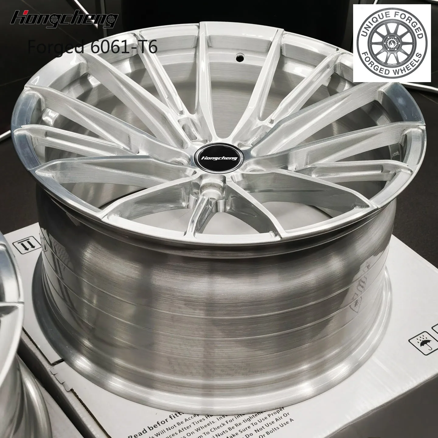 

New model of 26 Custom Forged MonoBlock 17x8 18x9 20x10 5x108 Brushed Silver Wheel for