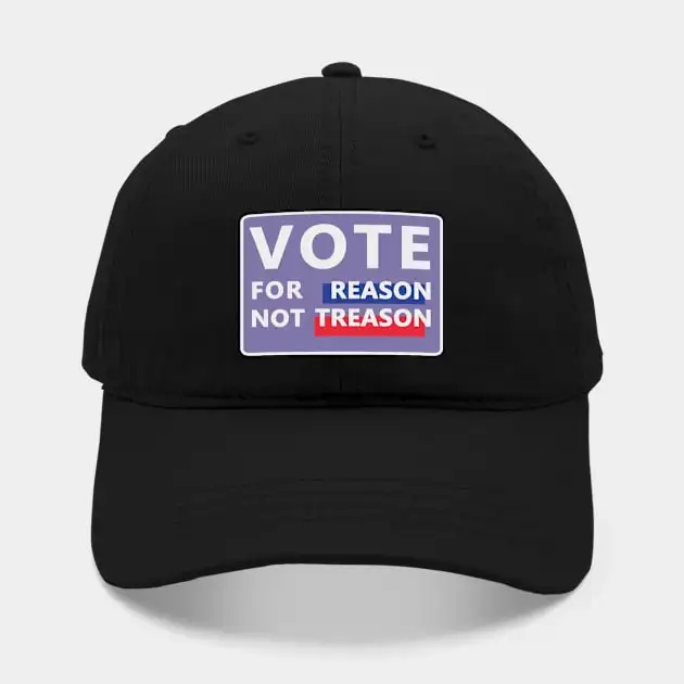 Vote For Reason, Not Treason Hat For Men Women Summer Outdoor Sun Baseball Hats New Fashion Hat