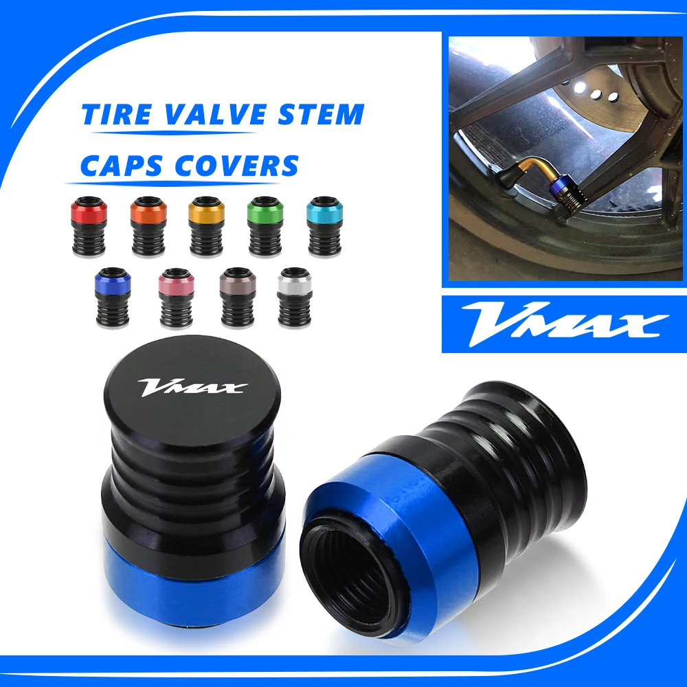 

For YAMAHA V-MAX VMAX 1200 1700 VMAX-1200 2020 Motorcycle Accessories Wheel CNC Tire Valve Stem Caps Airtight cover 1985-1988