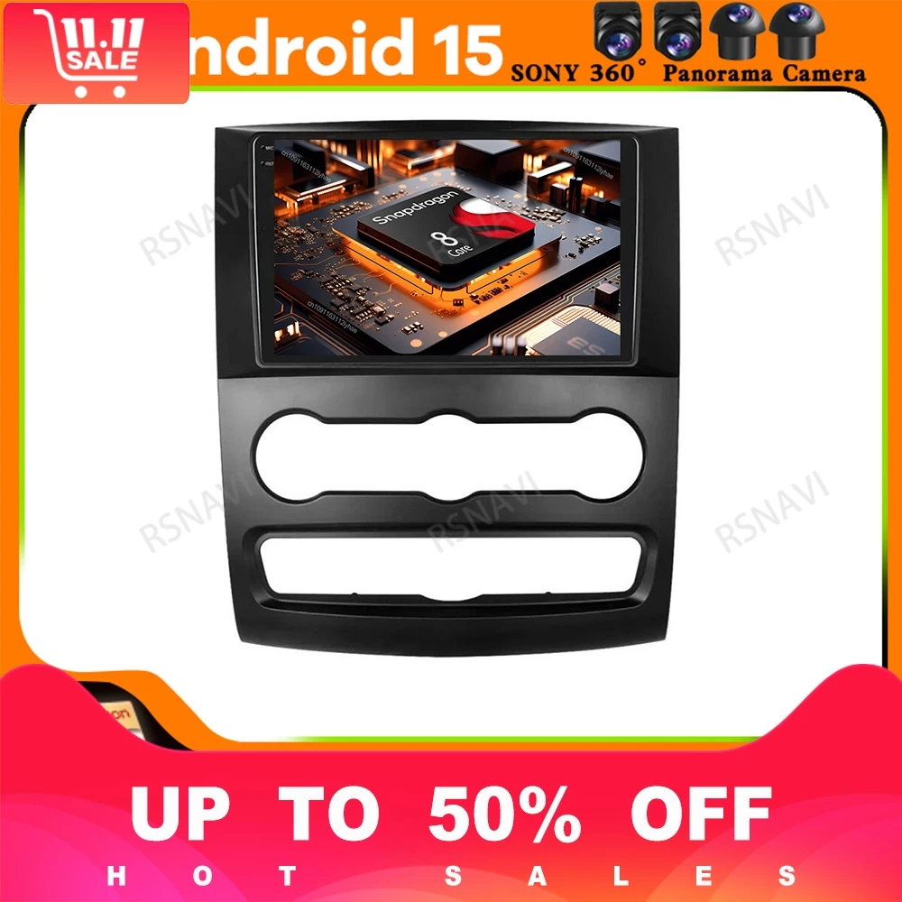 

Android 15 For VW Crafter For Mercedes Benz Sprinter Multimedia DSP GPS Qualcomm Navigation Viedo Player BT Head Unit 5G WIFI