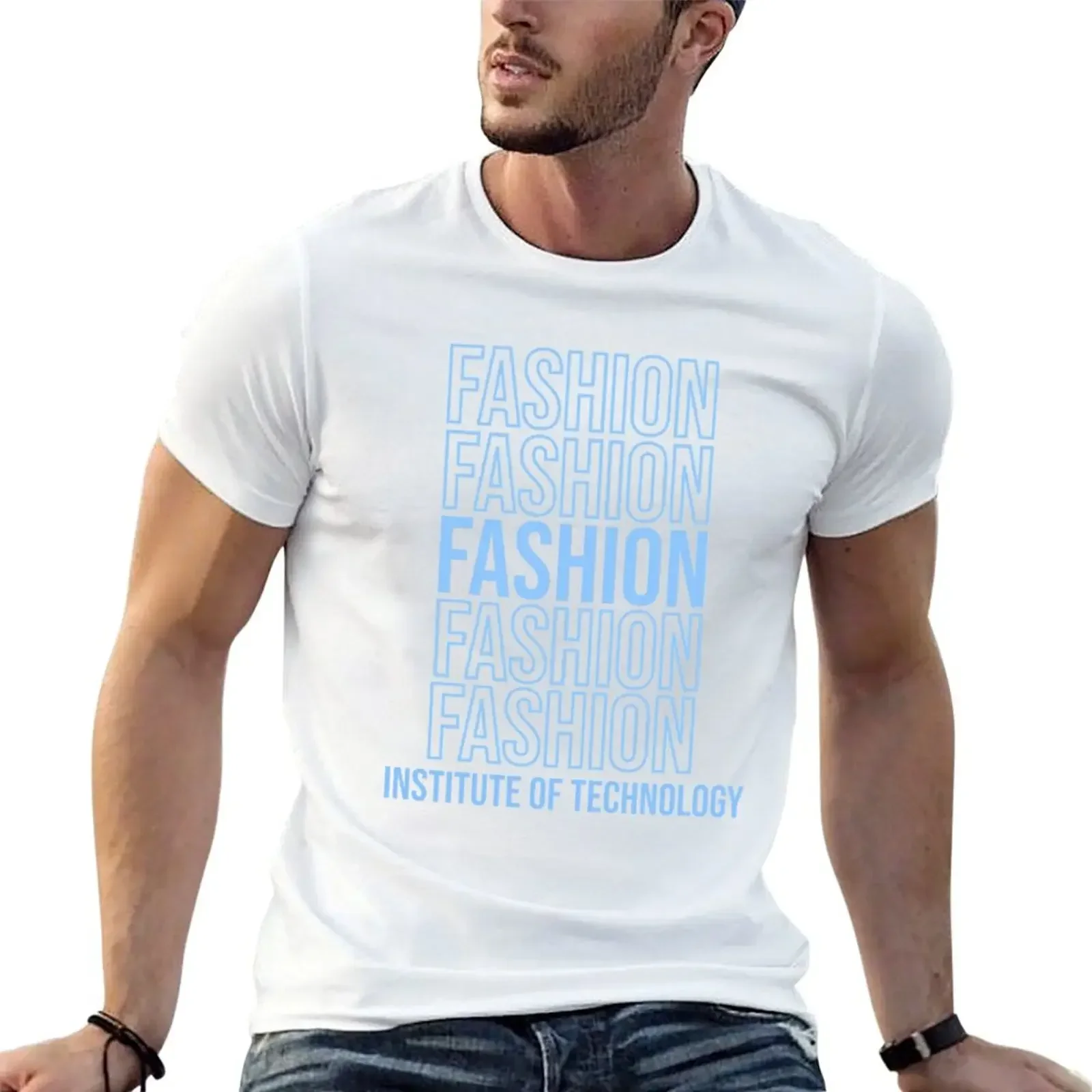 Fashion Institute Of Technology T-Shirt anime clothes plus size clothes mens shirts graphic tee