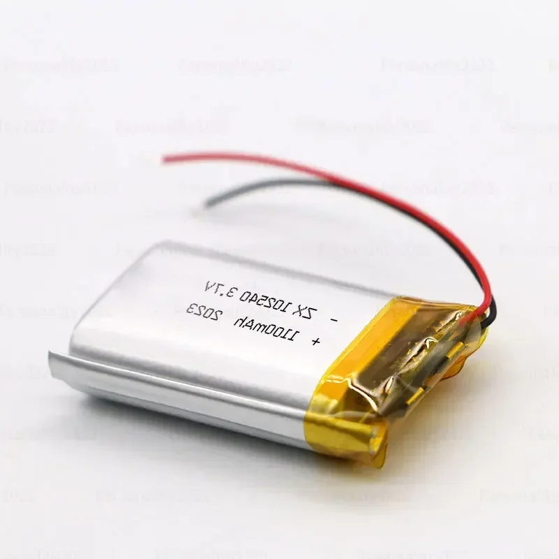 102540 Bateria 3.7V ogniwo litowe 1100mAh litowo-jonowe baterie polimerowe do lokalizatora GPS odtwarzacz MP3 zestaw słuchawkowy Bluetooth