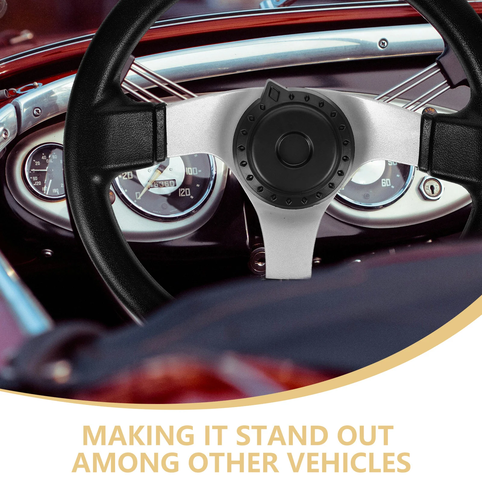 

Модифицированная замена рулевого колеса для картинга из искусственной кожи для гоночного руля на квадроцикле, совместимая с транспортными средствами для детей