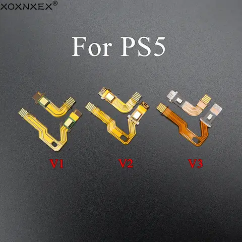 PS5 V1 V2 V3 무선 컨트롤러 용 1 세트 PS5 용 마이크 플렉스 케이블 마이크가있는 듀얼 센스 리본 케이블