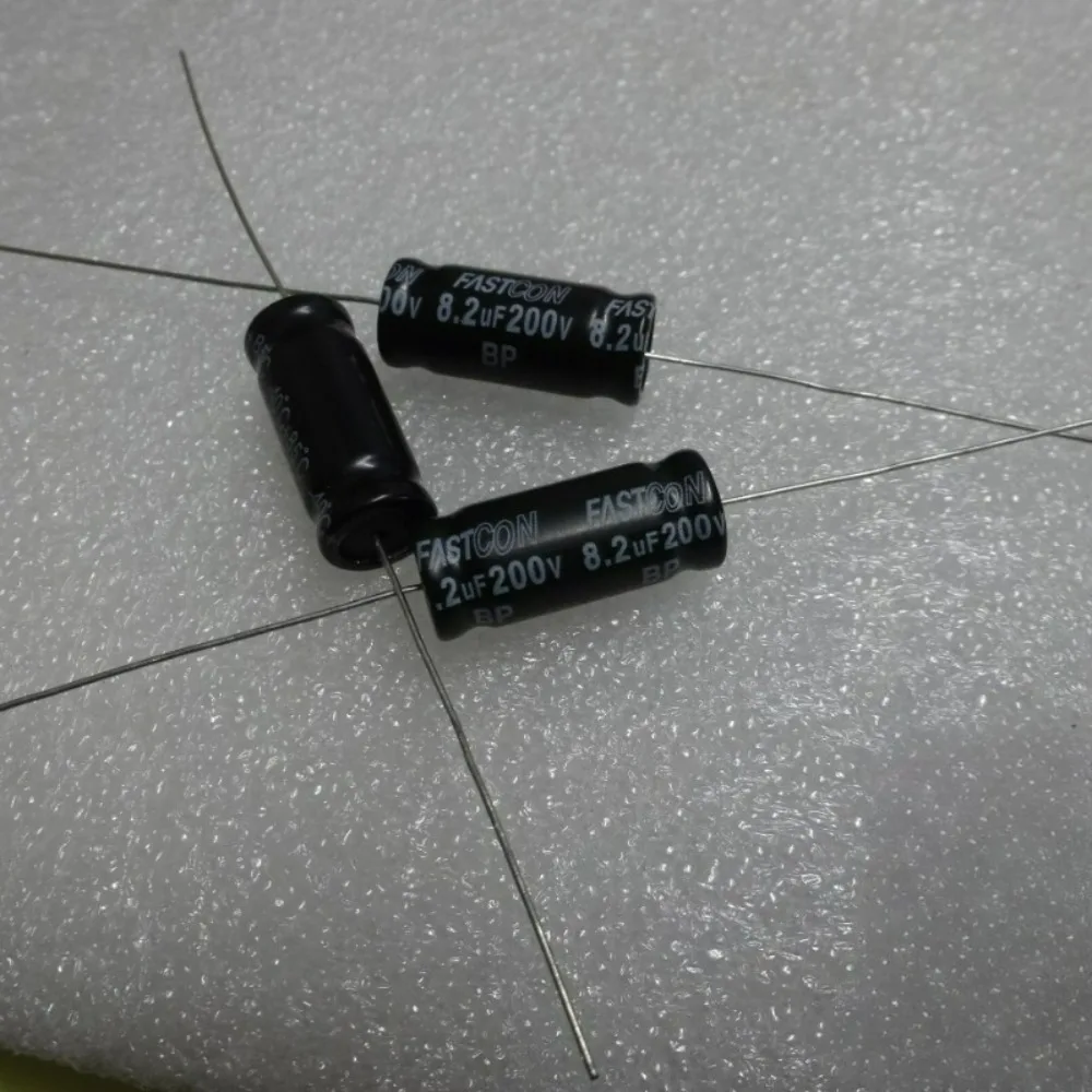 

5pcs/lot FASTCON BP 8.2uf 200V 8u2 Brand New Audiophile Axial Non-polarized Crossover Capacitor Electrolytic Capacitor
