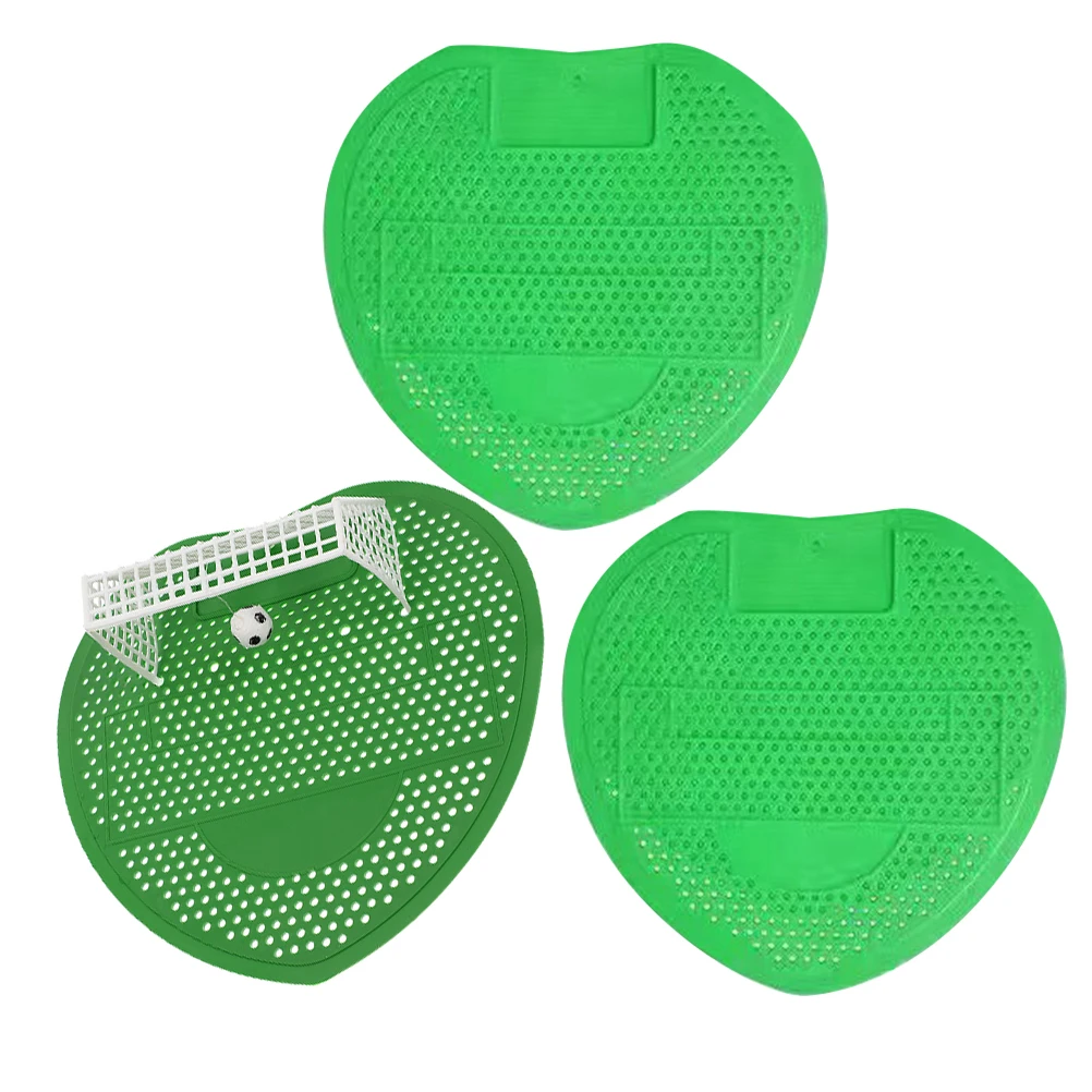 

3 шт., мужские экраны для писсуара, ароматические дезодорирующие подушечки, фильтр для писсуара, запах, ванная комната, туалет, дезодорант с защитой от брызг, фильтр