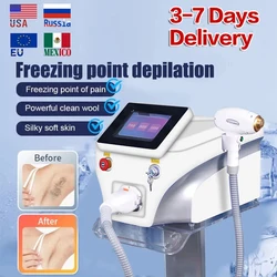 New Diode Laser Hair Removal Professional Machine Ice Titanium 3 Waves 755 808 1064 Laser Salon or Home Use Remover Hair Removal