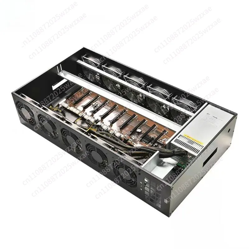 6 cards 8 cards 12 cards multi-graphics card barebones platform B250 main board mainframe server multi-card rack