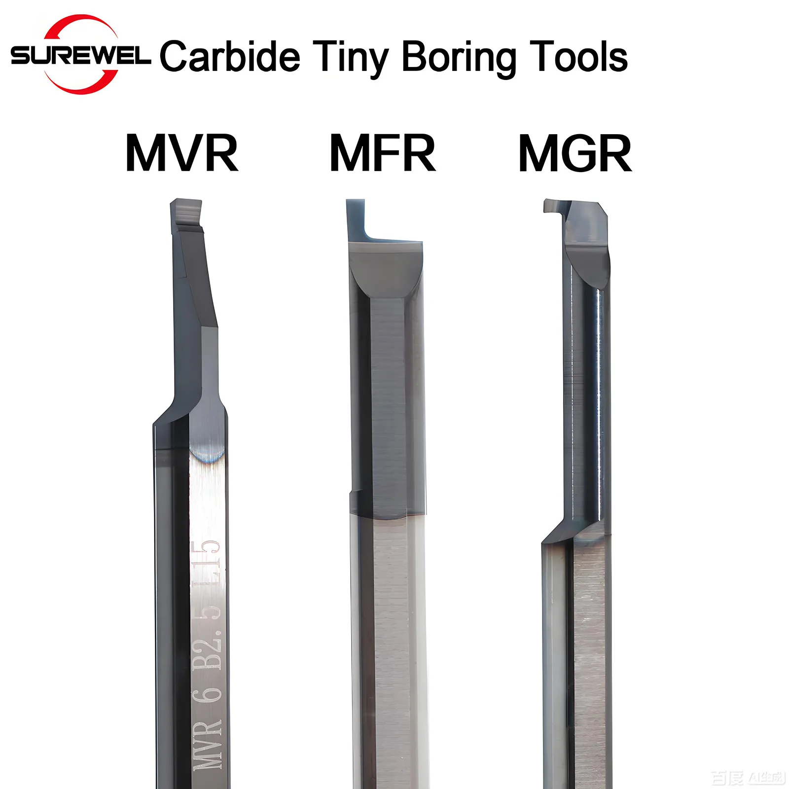 

SUREWEL MVR MFR MGR Solid Carbide Boring Cutter Face Slotting tool Miniature Internal Face Turing Tool CNC MFR Boring