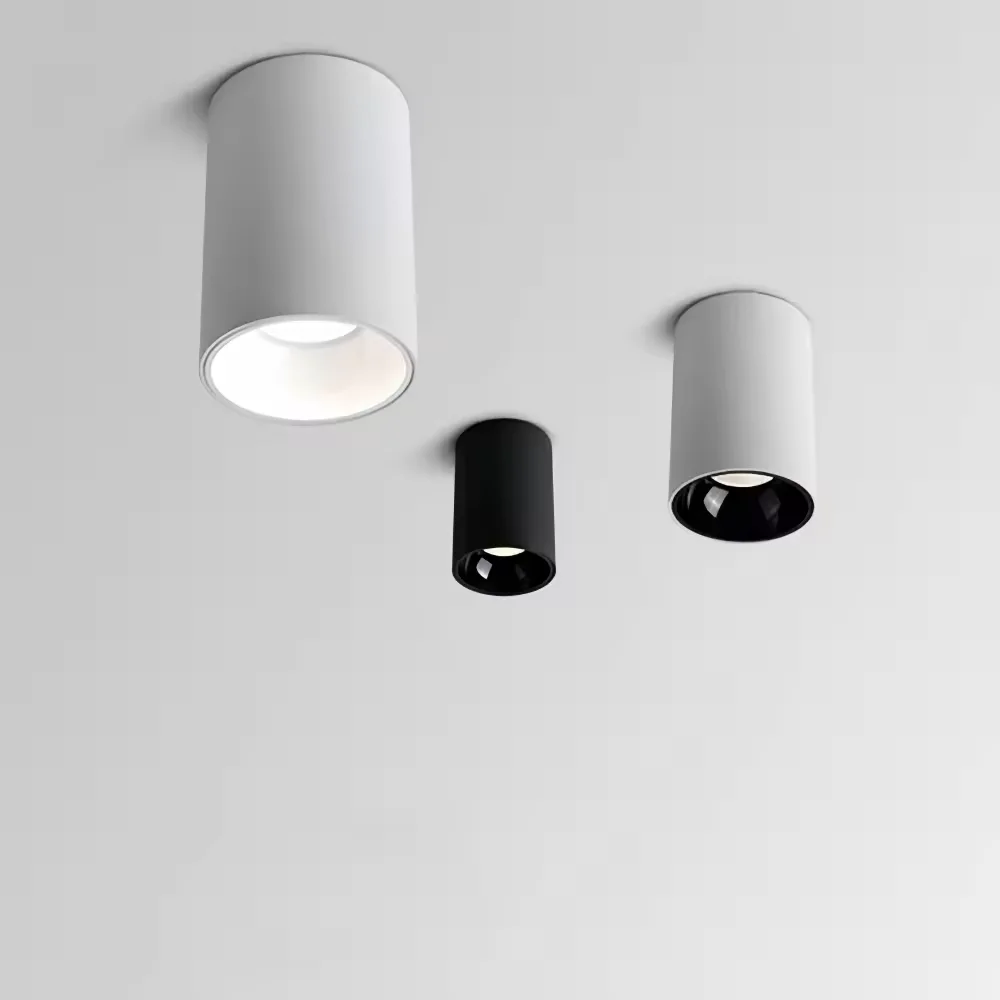 Plafonnier LED COB à intensité variable, montage en surface, Downlight, 10W, 12W, 15W, 20W, 24W, AC 110V, 220V, Spot, Salon, Éclairage intérieur