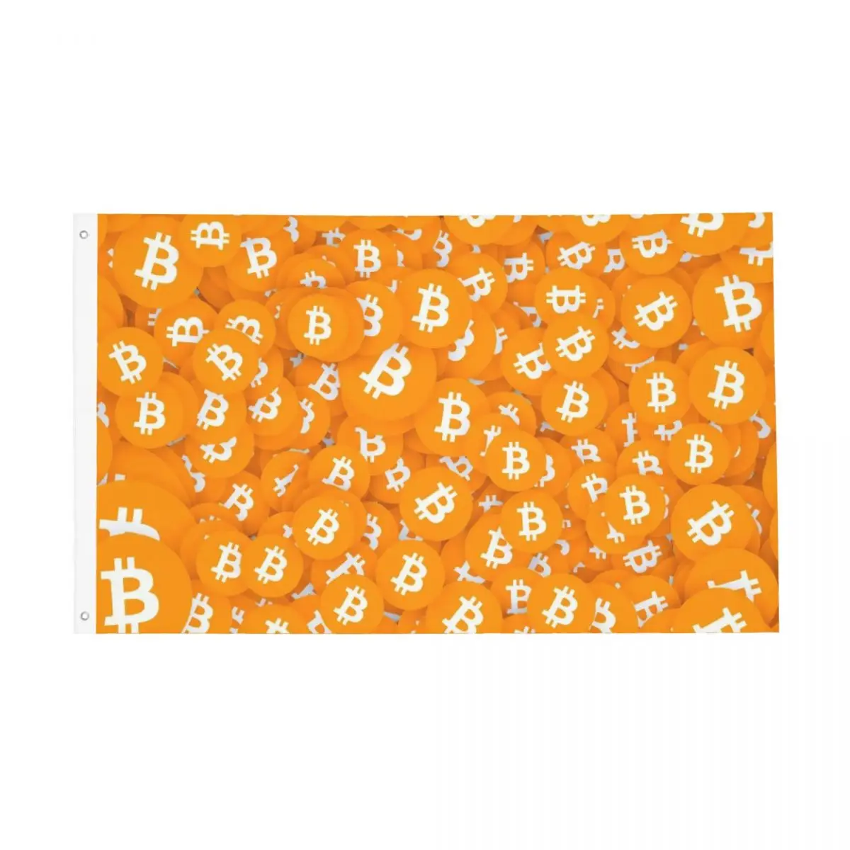 Bitcoin Cryptocurrency Crypto Flag Indoor Outdoor Banner All Weather Bitcoin Decoration Fade Proof 2x3 3x5 4x6 5x8 FT Flags