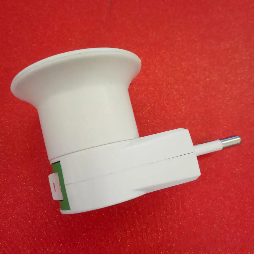 5pcs E27 LED Light Socket White Lamp Holder To EU S1738883a9368474481dd38b3adffe44eg