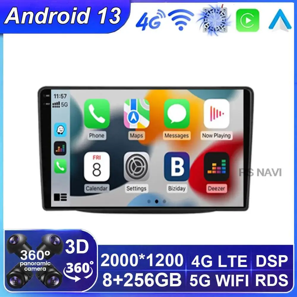 

Android 13 Car Rodio for Kia Sorento 2 II XM 2012-2021 Wireless Carplay Auto Multimedia Video Player Navigation Head Unit GPS