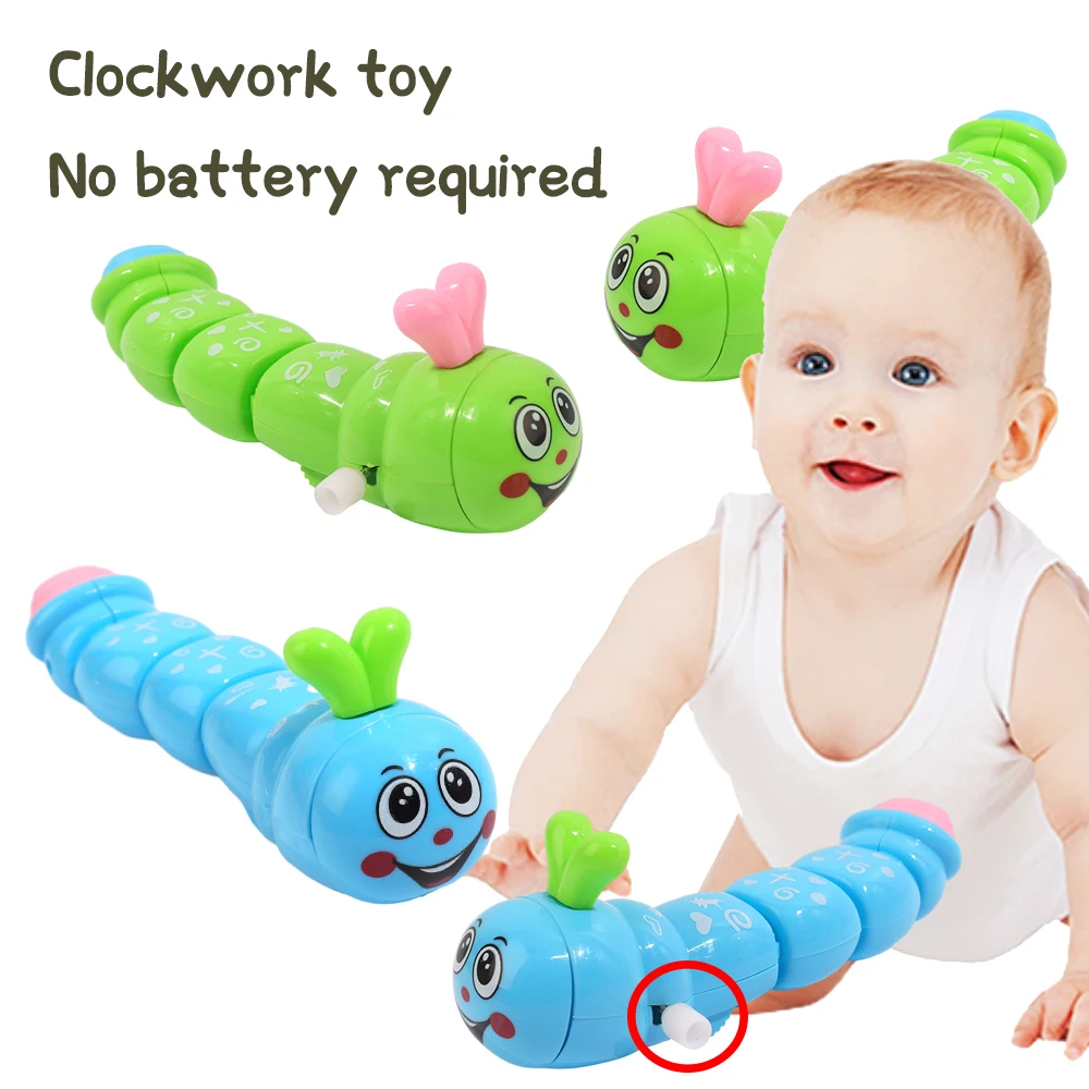 

Kids Creative Wind-up Caterpillar Toys Cute Cartoon Caterpillar Wind-up Sugar Baby Treasure Sports Puzzle Training Toy Gifts