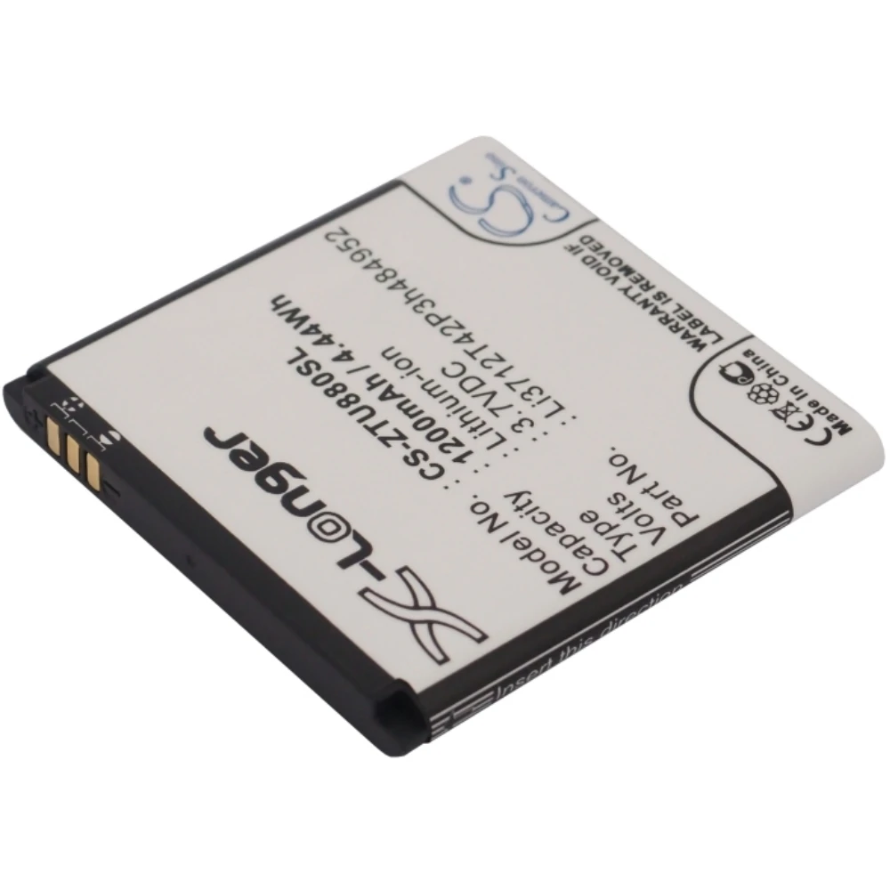 

Li-ion Mobile, SmartPhone Battery for ZTE, 3.7V, 1200mAh, Compatible Models: A3, A3s