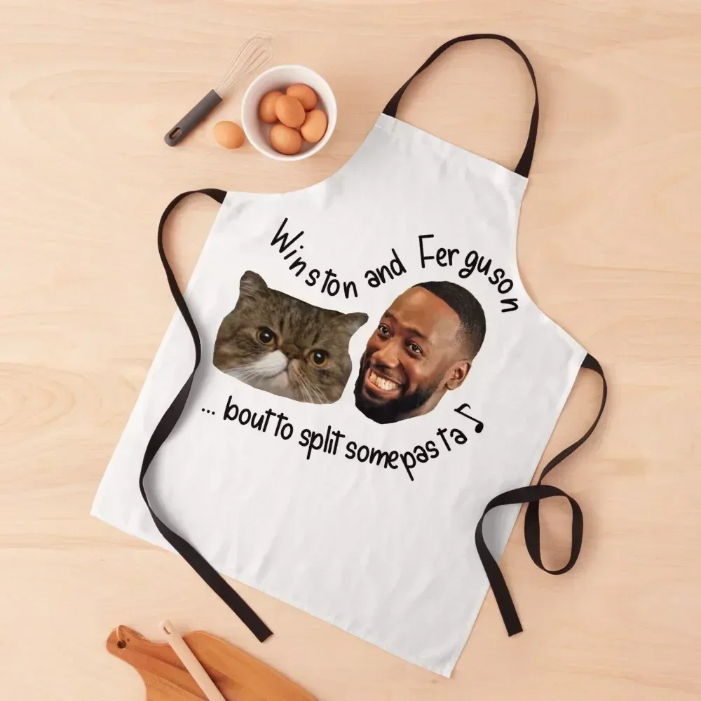 

New Girl Winston and Ferguson Apron Chef Uniform Women Things For Home And Kitchen Dress Chef Accessory Apron