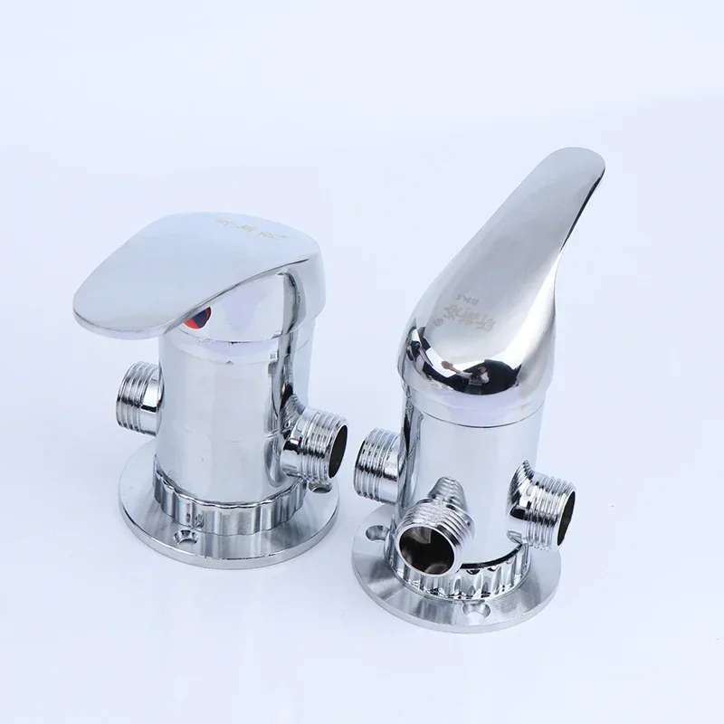 سخان المياه بالطاقة الشمسية صِمامُ تَغَيُّرِ التَّرَدُّدِ الساخن البارد صنبور صِمامُ تَغَيُّرِ التبديل 3 طريقة الحمام صنبور صمام دش الفاصل موصل #4