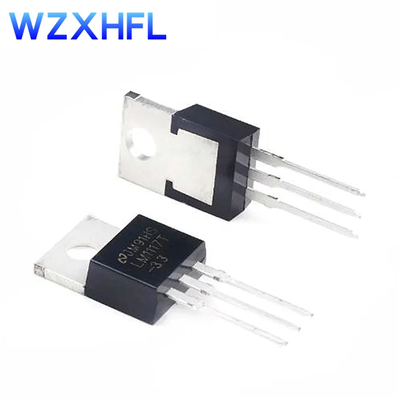 10PCS New LM1117T-3.3 LM1117T LM1117 M1117T-5.0 LM1117T-5 LM1117-5.0 LM1117T-ADJ LM1117-ADJ Low Dropout Voltage Regulator 3.3V