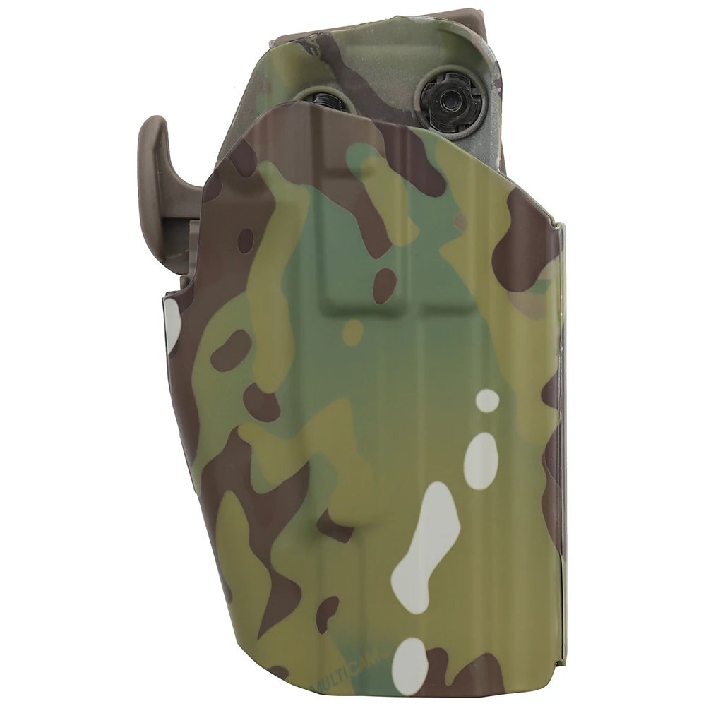 Linkes Pistolen holster taktische Jagd Universal holster verstellbar Schnell holster Camo CP mit Gürtel clip Holster