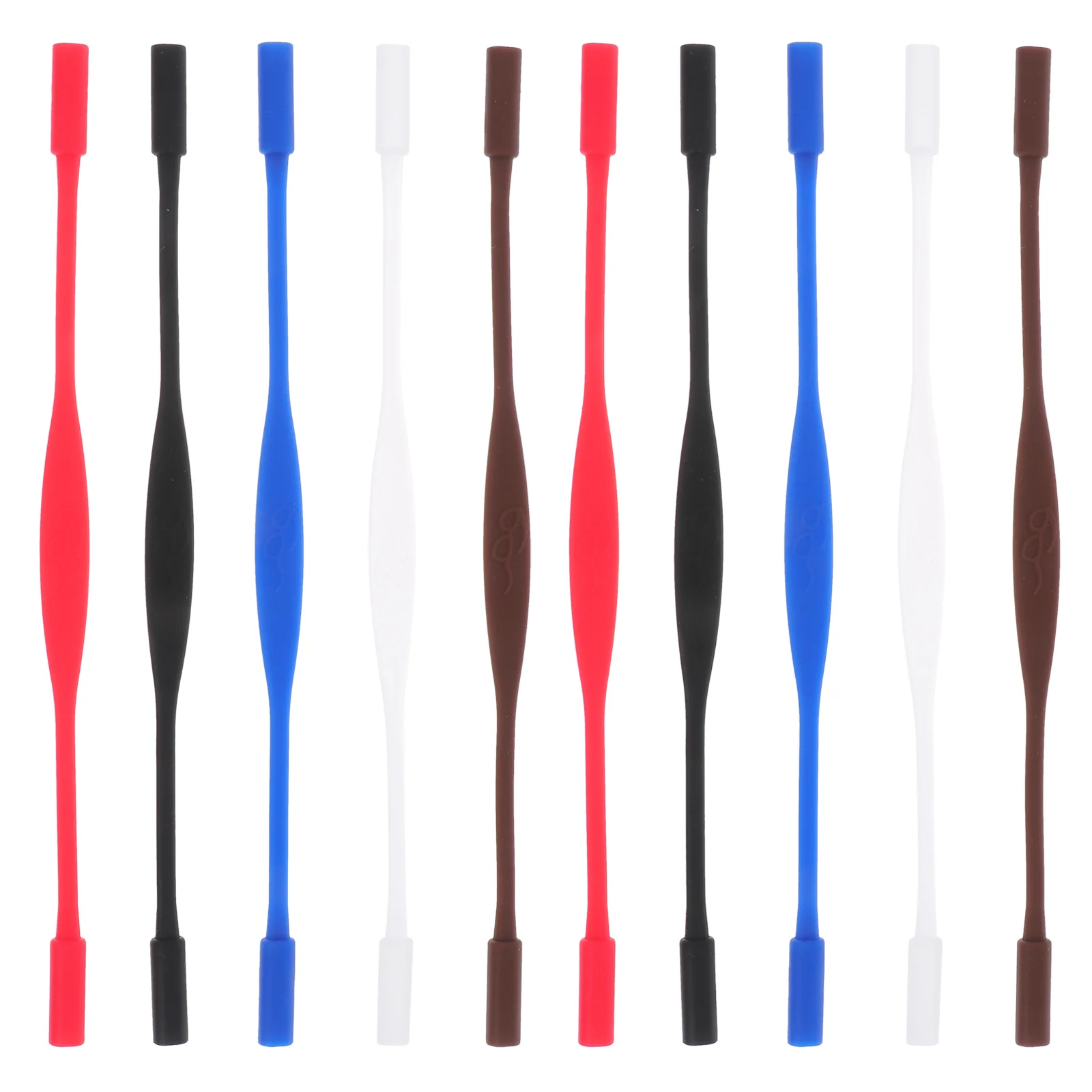 10 قطعة حزام النظارات سيليكون المضادة للانزلاق سلاسل النظارات للرياضة في الهواء الطلق استخدام النظارات الشمسية الحبل التجنيب سلامة العمل