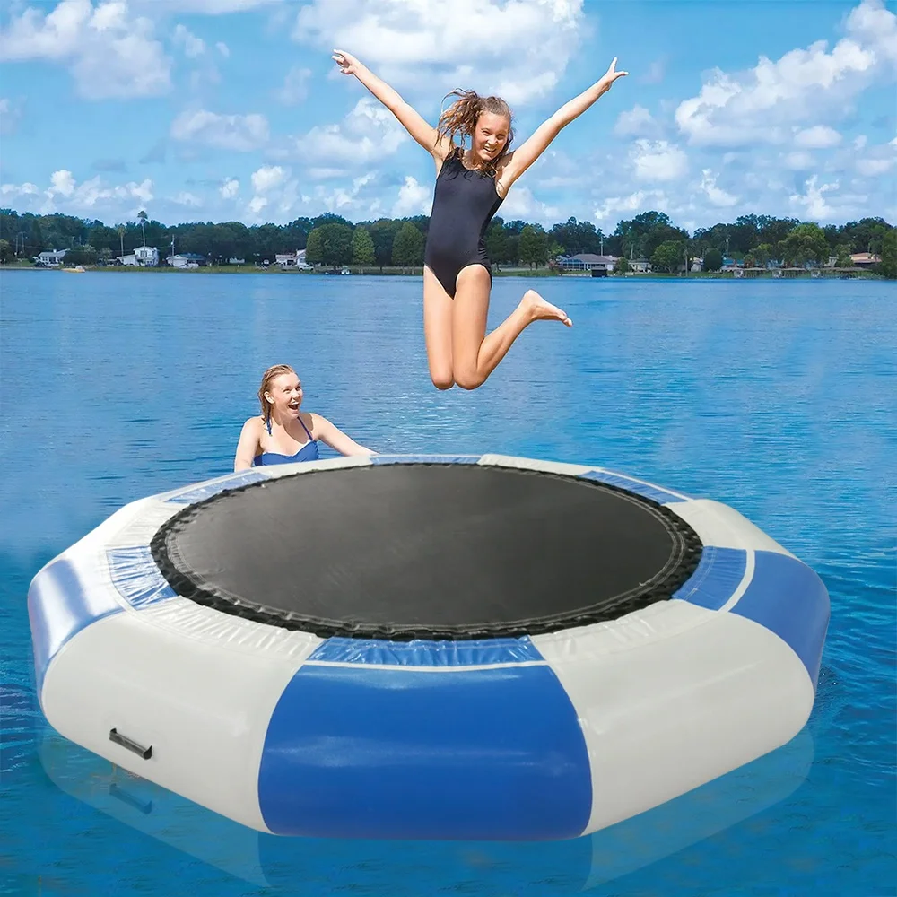

Aqua Jump Water Floating Trampolines,Inflatable Water Trampolines With Slide for Amusement Park